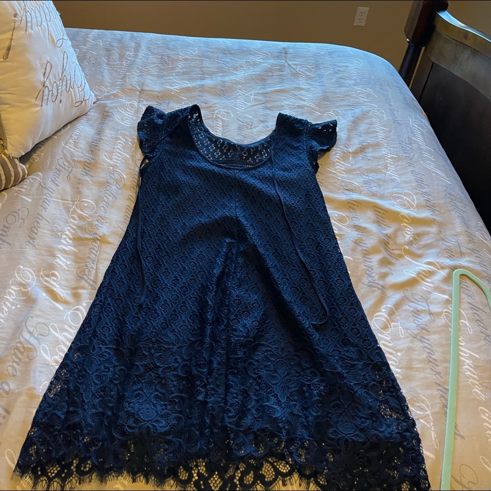 Very pretty summer royal blue color dress